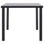 Mesa de comedor de MDF negro y gris hormigón 180x90x75 cm de vidaXL, Mesas de cocina y de comedor - Ref: Foro24-281860, Preci...