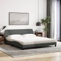 Cama con colchón de tela gris oscuro 180x200 cm de vidaXL, Camas y somieres - Ref: Foro24-3208445, Precio: 405,87 €, Descuent...