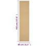 Alfombra de sisal natural 80x350 cm de vidaXL, Alfombras - Ref: Foro24-136309, Precio: 130,86 €, Descuento: %