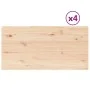 Tablero de mesa rectangular 4 uds madera de pino 90x45x1,7 cm de vidaXL, Tableros para mesas - Ref: Foro24-847421, Precio: 74...
