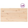 Tablero de mesa rectangular 4 uds madera de pino 90x45x2,5 cm de vidaXL, Tableros para mesas - Ref: Foro24-847435, Precio: 10...