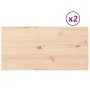 Rectangular table top 2 pcs pine wood 80x40x2.5 cm by vidaXL, Table tops - Ref: Foro24-847428, Price: 48,46 €, Discount: %