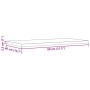 Tablero de mesa rectangular 2 uds madera de pino 80x40x2,5 cm de vidaXL, Tableros para mesas - Ref: Foro24-847428, Precio: 49...