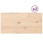 Rectangular table top 2 pcs pine wood 80x40x1.7 cm by vidaXL, Table tops - Ref: Foro24-847414, Price: 30,52 €, Discount: %