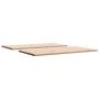 Tablero de mesa rectangular 2 uds madera de pino 80x40x1,7 cm de vidaXL, Tableros para mesas - Ref: Foro24-847414, Precio: 30...