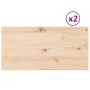 Rechteckige Tischplatte 2 Stück Kiefernholz 90x45x1,7 cm von vidaXL, Tischplatten - Ref: Foro24-847416, Preis: 45,12 €, Rabat...