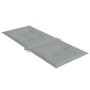 Cojines para silla respaldo alto 4 uds tela gris claro melange de vidaXL, Cojines para sillas y sofás - Ref: Foro24-4002413, ...