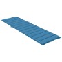 Cojín para tumbona tela azul melange 200x50x4 cm de vidaXL, Cojines para sillas y sofás - Ref: Foro24-4002502, Precio: 40,62 ...