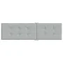 Cojín para tumbona tela gris claro melange (75+105)x50x3 cm de vidaXL, Cojines para sillas y sofás - Ref: Foro24-4002487, Pre...