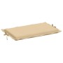 Cojín para tumbona tela beige melange 186x58x3 cm de vidaXL, Cojines para sillas y sofás - Ref: Foro24-4002479, Precio: 47,41...