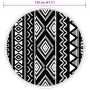 Alfombra de exterior PP negro Ø120 cm de vidaXL, Protectores para exterior - Ref: Foro24-368534, Precio: 22,86 €, Descuento: %