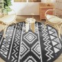 Alfombra de exterior PP negro Ø200 cm de vidaXL, Protectores para exterior - Ref: Foro24-368536, Precio: 44,25 €, Descuento: %