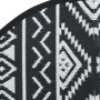 Alfombra de exterior PP negro Ø200 cm de vidaXL, Protectores para exterior - Ref: Foro24-368536, Precio: 44,25 €, Descuento: %