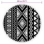 Alfombra de exterior PP negro Ø200 cm de vidaXL, Protectores para exterior - Ref: Foro24-368536, Precio: 44,25 €, Descuento: %