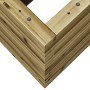 Jardinera madera de pino impregnada 90x40x68,5 cm de vidaXL, Maceteros y jardineras - Ref: Foro24-3282493, Precio: 197,06 €, ...