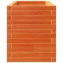 Jardinera madera maciza de pino marrón cera 90x40x49,5 cm de vidaXL, Maceteros y jardineras - Ref: Foro24-3282556, Precio: 17...