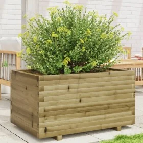 Jardinera madera de pino impregnada 90x60x49,5 cm de vidaXL, Maceteros y jardineras - Ref: Foro24-3282568, Precio: 179,96 €, ...