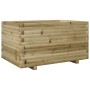 Jardinera madera de pino impregnada 90x60x49,5 cm de vidaXL, Maceteros y jardineras - Ref: Foro24-3282568, Precio: 182,25 €, ...