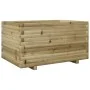 Jardinera madera de pino impregnada 90x60x49,5 cm de vidaXL, Maceteros y jardineras - Ref: Foro24-3282568, Precio: 179,96 €, ...