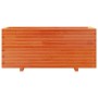 Jardinera madera maciza de pino marrón cera 110x40x49,5 cm de vidaXL, Maceteros y jardineras - Ref: Foro24-3282561, Precio: 1...
