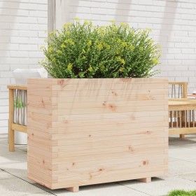 Jardinera madera maciza de pino 90x40x72,5 cm de vidaXL, Maceteros y jardineras - Ref: Foro24-3282594, Precio: 200,85 €, Desc...