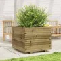 Jardinera madera de pino impregnada 60x60x49,5 cm de vidaXL, Maceteros y jardineras - Ref: Foro24-3282523, Precio: 141,65 €, ...