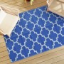 Alfombra de exterior PP azul 140x200 cm de vidaXL, Protectores para exterior - Ref: Foro24-316999, Precio: 38,67 €, Descuento: %