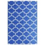 Alfombra de exterior PP azul 140x200 cm de vidaXL, Protectores para exterior - Ref: Foro24-316999, Precio: 38,67 €, Descuento: %