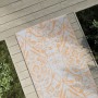 Alfombra de exterior PP naranja y blanco 80x250 cm de vidaXL, Protectores para exterior - Ref: Foro24-317039, Precio: 33,72 €...