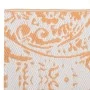 Alfombra de exterior PP naranja y blanco 80x250 cm de vidaXL, Protectores para exterior - Ref: Foro24-317039, Precio: 29,26 €...