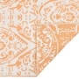 Alfombra de exterior PP naranja y blanco 80x250 cm de vidaXL, Protectores para exterior - Ref: Foro24-317039, Precio: 33,72 €...