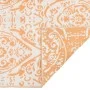 Alfombra de exterior PP naranja y blanco 80x250 cm de vidaXL, Protectores para exterior - Ref: Foro24-317039, Precio: 29,26 €...