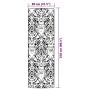 Alfombra de exterior PP naranja y blanco 80x250 cm de vidaXL, Protectores para exterior - Ref: Foro24-317039, Precio: 29,26 €...