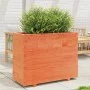 Solid wax brown pine wood planter 90x40x72.5 cm by vidaXL, Pots and planters - Ref: Foro24-3282596, Price: 236,72 €, Discount: %