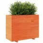 Solid wax brown pine wood planter 90x40x72.5 cm by vidaXL, Pots and planters - Ref: Foro24-3282596, Price: 236,72 €, Discount: %