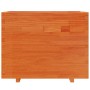 Jardinera madera maciza de pino marrón cera 90x40x72,5 cm de vidaXL, Maceteros y jardineras - Ref: Foro24-3282596, Precio: 23...
