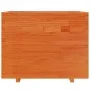 Solid wax brown pine wood planter 90x40x72.5 cm by vidaXL, Pots and planters - Ref: Foro24-3282596, Price: 236,72 €, Discount: %