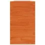 Solid wax brown pine wood planter 90x40x72.5 cm by vidaXL, Pots and planters - Ref: Foro24-3282596, Price: 236,72 €, Discount: %