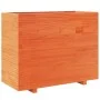 Solid wax brown pine wood planter 90x40x72.5 cm by vidaXL, Pots and planters - Ref: Foro24-3282596, Price: 236,72 €, Discount: %