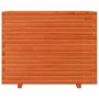 Jardinera madera maciza de pino marrón cera 90x60x72,5 cm de vidaXL, Maceteros y jardineras - Ref: Foro24-3282606, Precio: 28...