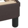 Cama con colchón tela marrón oscuro 100x200 cm de vidaXL, Camas y somieres - Ref: Foro24-3208347, Precio: 238,47 €, Descuento: %