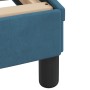 Cama con colchón terciopelo azul 140x200 cm de vidaXL, Camas y somieres - Ref: Foro24-3208415, Precio: 356,10 €, Descuento: %