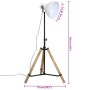 Lámpara de pie blanco 25 W E27 75x75x90-150 cm de vidaXL, Lámparas - Ref: Foro24-371893, Precio: 92,09 €, Descuento: %