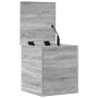 Caja de almacenaje madera de ingeniería gris Sonoma 40x42x46 cm de vidaXL, Baúles de almacenamiento - Ref: Foro24-840651, Pre...