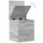 Caja de almacenaje madera de ingeniería gris Sonoma 40x42x46 cm de vidaXL, Baúles de almacenamiento - Ref: Foro24-840651, Pre...