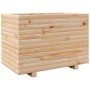 Jardinera madera maciza de pino 70x40x49,5 cm de vidaXL, Maceteros y jardineras - Ref: Foro24-3282549, Precio: 123,87 €, Desc...