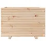 Jardinera madera maciza de pino 70x40x49,5 cm de vidaXL, Maceteros y jardineras - Ref: Foro24-3282549, Precio: 121,93 €, Desc...