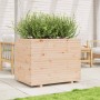Jardinera madera maciza de pino 90x60x72,5 cm de vidaXL, Maceteros y jardineras - Ref: Foro24-3282604, Precio: 236,80 €, Desc...