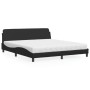 Cama con colchón cuero sintético negro 180x200 cm de vidaXL, Camas y somieres - Ref: Foro24-3208457, Precio: 396,98 €, Descue...