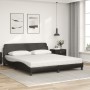 Cama con colchón cuero sintético negro 180x200 cm de vidaXL, Camas y somieres - Ref: Foro24-3208457, Precio: 396,98 €, Descue...
